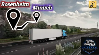 Universal Truck Simulator From Rosenheim To Munich Gameplay | Best Truck Simulator Game