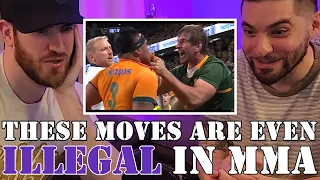 The Springboks being the MOST BRUTUAL rugby team | Reaction