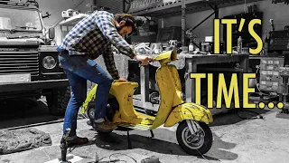 'It's Time...' | Vespa Restoration - Final Episode