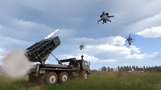 Ukrainian High-Precision Missiles Have Shot Down the Newest Russian Helicopters - Arma 3