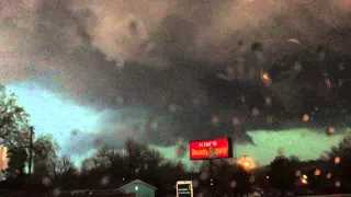 Sand Springs to Tulsa OK, Tornado & Massive Circulation. 3/25/15 - 1