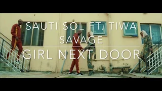 Sauti Sol ft Tiwa Savage- Girl Next Door (Lyric Video)