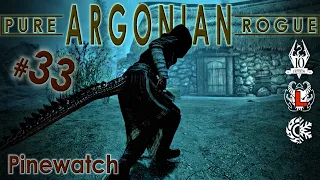 Pure ARGONIAN Rogue (33) - PINEWATCH - Vanilla Skyrim AE Legendary Survival Playthrough