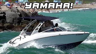 Yamaha boat coming through!