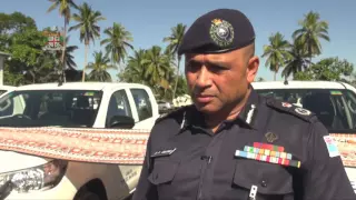 FIJIAN POLICE COMMISSIONER HANDED OVER VEHICLES FOR NORTHERN DISIVION