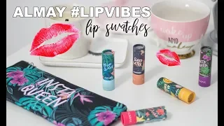 Almay #LipVibes Lip Swatches