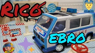 🚐FURGONETA POLICÍA EBRO de RICO. PRECIOSO, ANTIGUO JUGUETE NOSTÁLGICOS RECUERDOS DE INFANCIA AÑOS 70