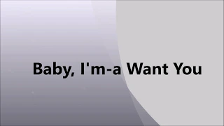 Baby, I'm a Want You   BREAD (with lyrics)