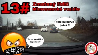 Zmatený řidič, mimozemské vozidlo, blinkr na poslední chvíli, 13#dashcam Agresivní BLONCKY