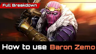 How to use Baron Zemo Effectively |Full Breakdown| - Marvel Contest of Champions