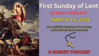 SUNDAY ROSARY 🙏 MARCH 10, 2024 ❤️🤍 | GLORIOUS  MYSTERIES | Daily Prayer #holyrosarytoday