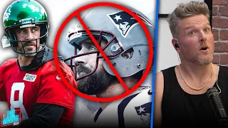 Aaron Rodgers Reportedly Turned Down Patriots Trade Prior To Joining The Jets?! | Pat McAfee Reacts