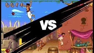 Aladdin Snes VS Megadrive - LET'S PLAY FR