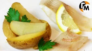 Greek-style roast fish with potato -- Hungry Man, Episode 41