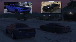 GTA 5 Racing (ONLINE PS4) Gaunlet Hellfire vs. Imponte Ruiner ZZ-8