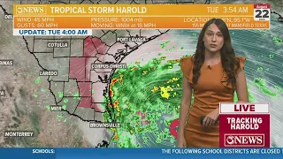 6:30 a.m. Tropical Storm Harold full forecast update
