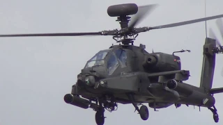 Apache Attack Helicopter Display Team -- RIAT 2019