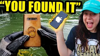 Girl Shocked After Finding Her Iphone Buried Deep Underwater * Containing Sentimental Pictures