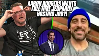 Aaron Rodgers Tells Pat McAfee He Wants To Be Jeopardy Host Full Time