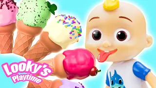 Ice Cream Learn Colors Song | Newborn Nursery Rhymes & Kids Songs-  Educatioinal Children Songs