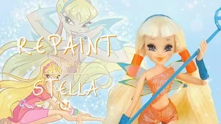 🌿 hitomy ito 🌿 OOAK Repaint doll Stella Winx Club/ ООАК кукла Стелла Винкс Клуб