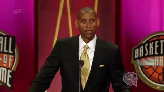 Reggie Miller's Basketball Hall of Fame Enshrinement Speech