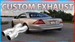 Mercedes CL55 AMG Custom Exhaust Fabrication | Secondary Cat Delete / Resonator Delete