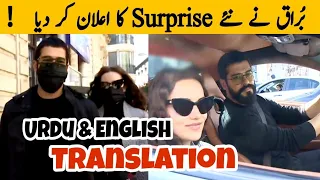 Burak ozcivit and Fahriye Evcen new interview in urdu and english translation