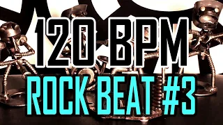 120 BPM - Rock Beat #3 - 4/4 Drum Beat - Drum Track