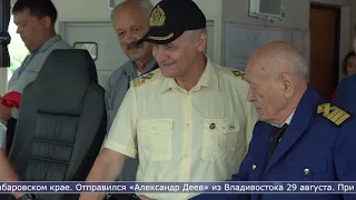 01.09.2023 Новый паром «Александр Деев» пришёл в Холмский порт