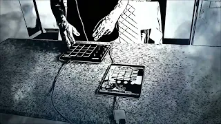 Finger drumming hip hop breaks on launchpad