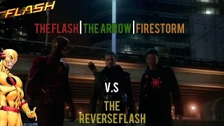 The Flash 01x22  The Flash, The Arrow, Firestorm vs The Reverse Flash (sub.English)