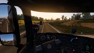 Strapped Heavy Cargo - Mercedes Actros | Euro Truck Simulator 2