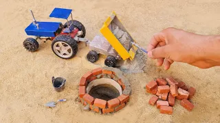 Top the most creatives science projects mini rustic! making miniature for water pump| cow bathe
