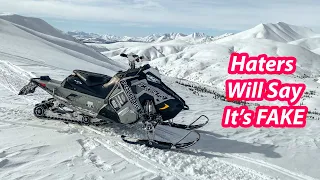 The Polaris XCR 800 -  Endless Wheelies And Buttery Smooth Ride!! The Best Snowmobile I Ever Rode!