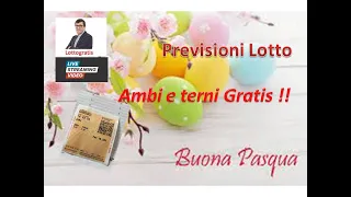 Gli ambi e i terni di Pasqua !