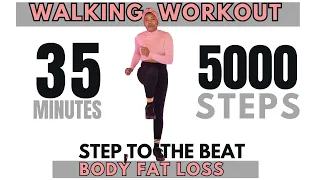 5000 Steps Walking Workout | Power walk for Weightloss EASY TO FOLLOW I No REPEAT | Walk at Home