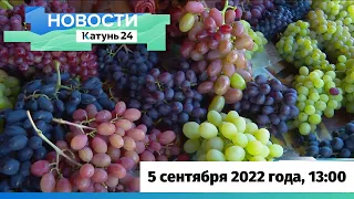 Новости Алтайского края 5 сентября 2022 года, выпуск в 13:00