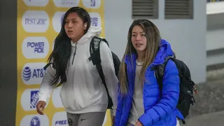 Llegada del AMERICA FEMENIL al Azteca - América vs Atlas