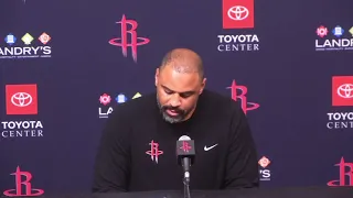 Ime Udoka after Rockets 9th straight win, beating Blazers