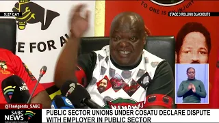 Public Sector Unions under COSATU join Public Servants Association and declare dispute with employer