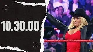 WWE Raw  - 10.30.00 - Test w/ Trish Stratus vs Crash Holly