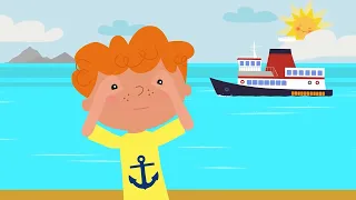 КОТЭ ТВ ⛵️ Корабли + Купаемся 🌊 Веселая песня мультфильм про разные лодки и корабли