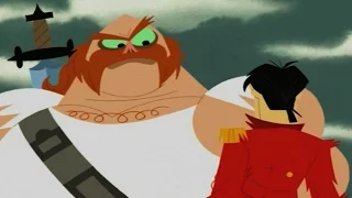 Samurai Jack - Scotsman`s all "SHUT IT" scenes