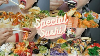 ASMR - Special Edition! N.E ASMR With Her Beautiful and Unique Sushi Compilation I By TnG ASMR
