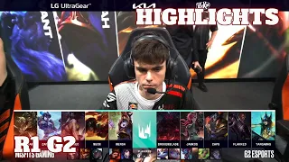 G2 vs MSF - Game 2 Highlights | Round 1 Playoffs S12 LEC Summer 2022 | G2 Esports vs Misfits G2