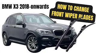 Bmw X3 G01 Front Wiper Blades Change Replacement Wipers Heyner