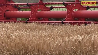 Early winter barley harvest Suffolk 2016