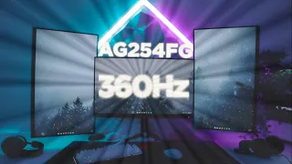 Um MONITOR de 360HZ faz diferença? AOC AGON Pro AG254FG