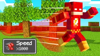 MINECRAFT But RUNNING Is 1000x FASTER! (Insane)